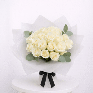 White Rose Elegance – Medium Size
