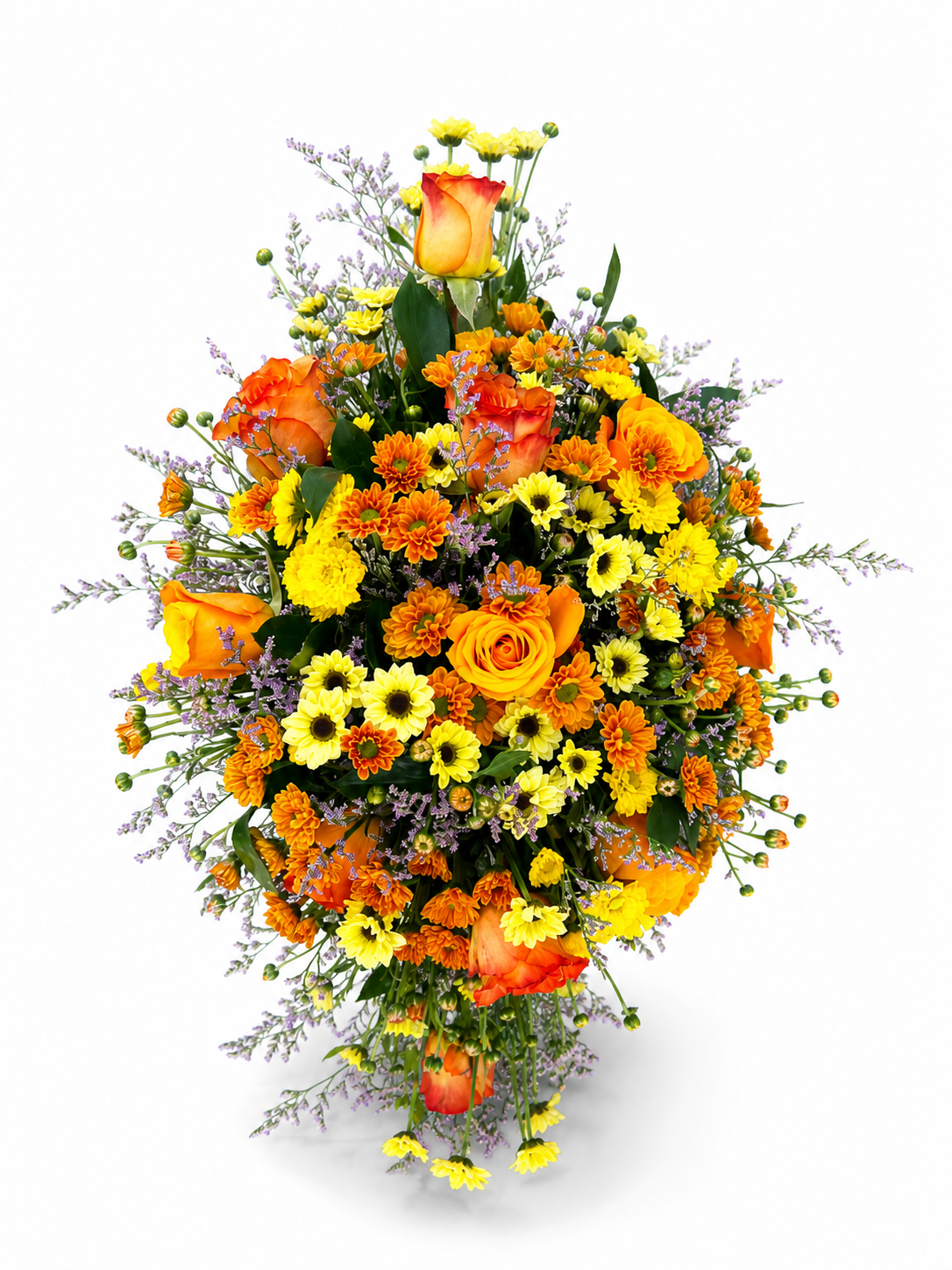 Golden Bloom Mixed Bouquet