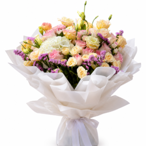 Soft Pastel Flower Bouquet