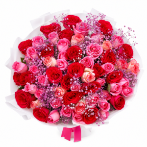 Pink Romance Rose Bouquet